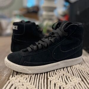 Brand New, Nike Hightops, Black, Size 5 Youth
